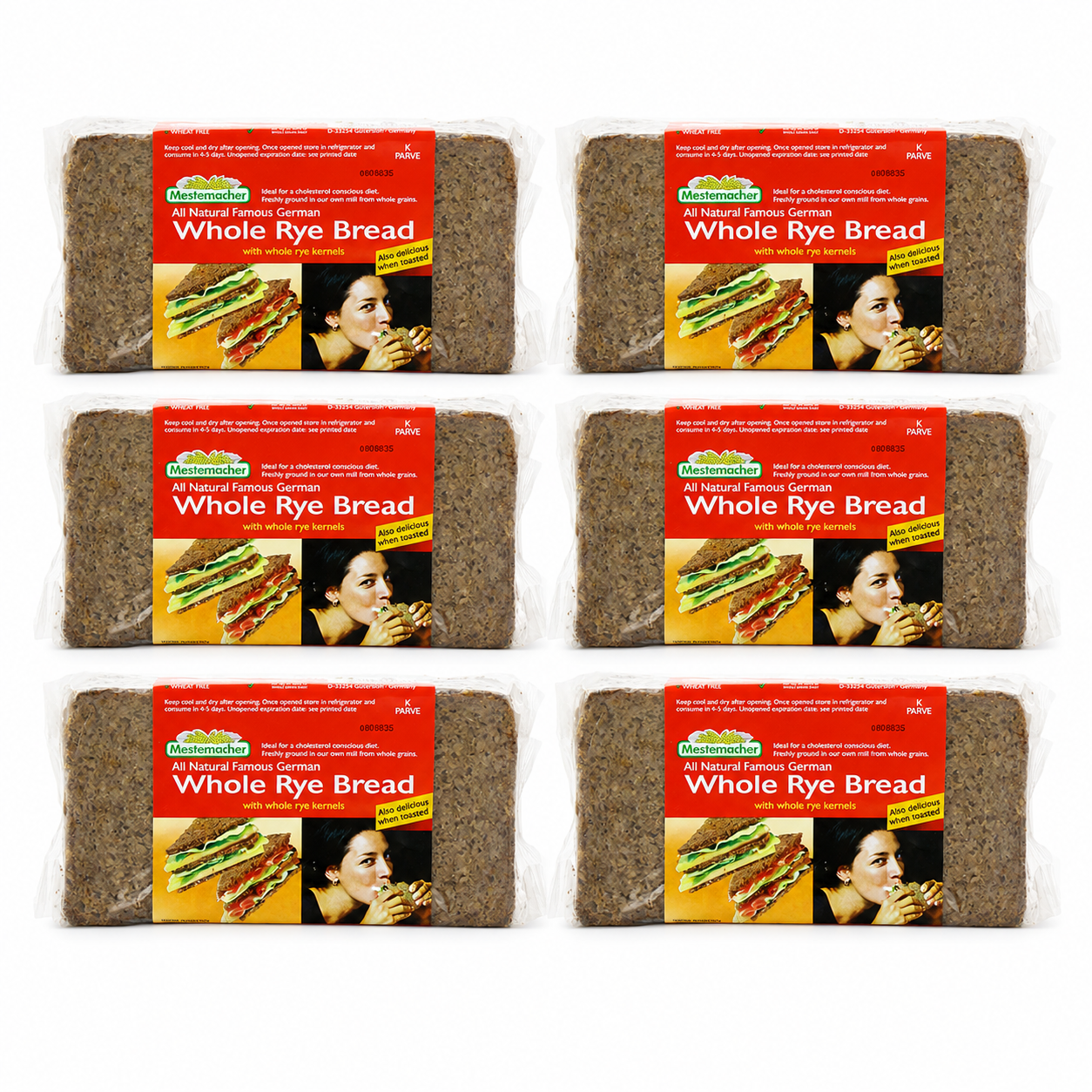 Mestemacher Whole Rye Bread 17.6 oz Mestemacher